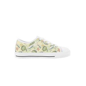 Turtle Kid's Low Top Canvas Shoes