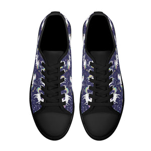 Unicorn Women's Low Top Canvas Shoes