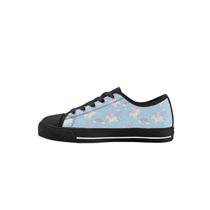 Unicorn Kid's Low Top Canvas Shoes