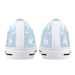 Unicorn Women's Low Top Canvas Shoes