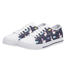 Unicorn Women's Low Top Canvas Shoes