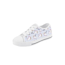 Unicorn Kid's Low Top Canvas Shoes