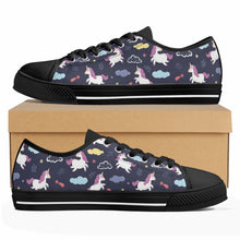 Unicorn Women's Low Top Canvas Shoes