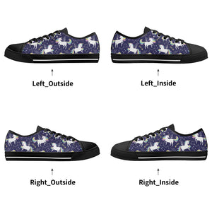 Unicorn Women's Low Top Canvas Shoes