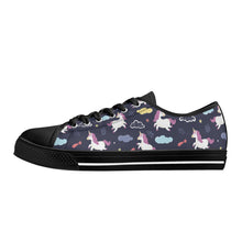 Unicorn Women's Low Top Canvas Shoes