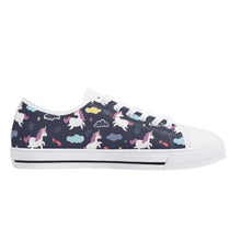 Unicorn Women's Low Top Canvas Shoes