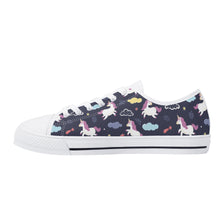 Unicorn Women's Low Top Canvas Shoes