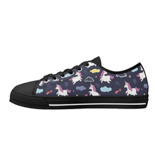 Unicorn Women's Low Top Canvas Shoes