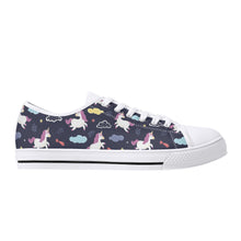 Unicorn Women's Low Top Canvas Shoes