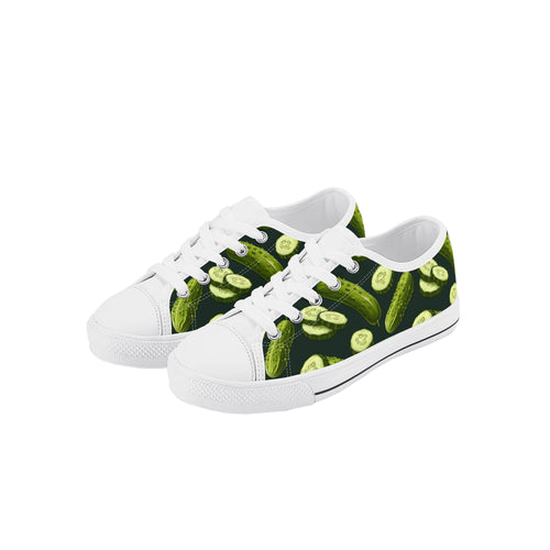 Pickle Kid's Low Top Canvas Shoes