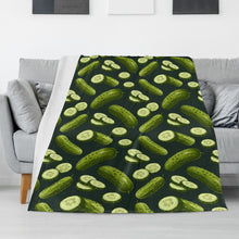 Pickle Long Vertical Flannel Breathable Blanket