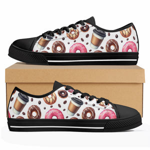 Donut Mens Low Top Canvas Shoes