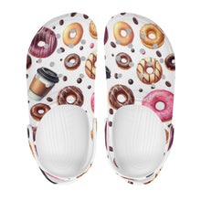 Donut Womens All Over Printing Classic Clogs