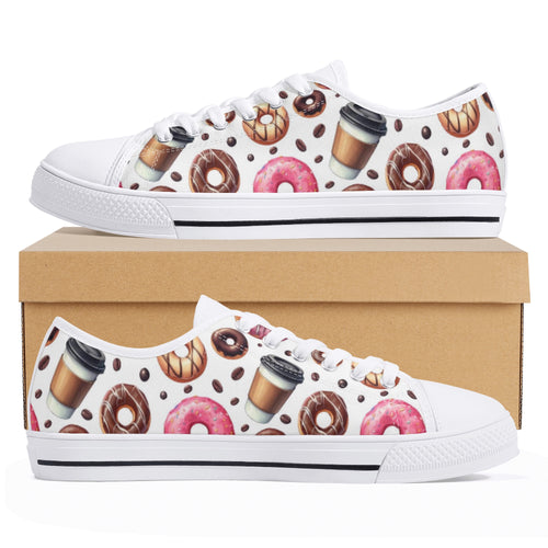 Donut Mens Low Top Canvas Shoes