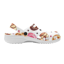 Donut Womens All Over Printing Classic Clogs