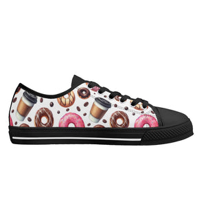 Donut Mens Low Top Canvas Shoes