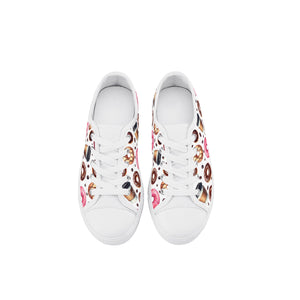 Donut Kids Low Top Canvas Shoes