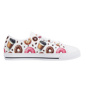 Donut Mens Low Top Canvas Shoes