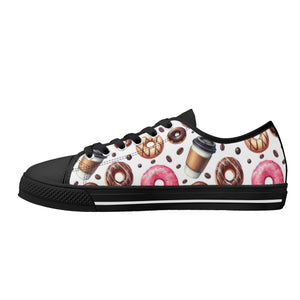 Donut Mens Low Top Canvas Shoes