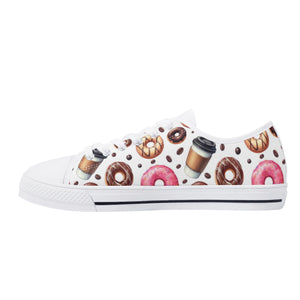 Donut Mens Low Top Canvas Shoes