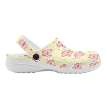 Pig Womens All Over Printing Classic Clogs