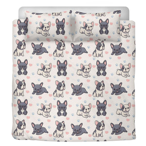 French Bulldog Bedding set with duvet cover and pillowcases