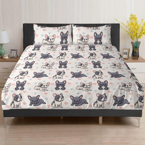 French Bulldog Bedding set with duvet cover and pillowcases
