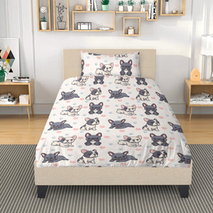 French Bulldog Bedding set with duvet cover and pillowcases