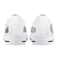 Wedding Womens Low Top Canvas Shoes