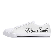 Wedding Womens Low Top Canvas Shoes