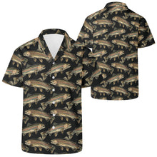 Rainbow Trout Men Casual Hawaiian Shirt