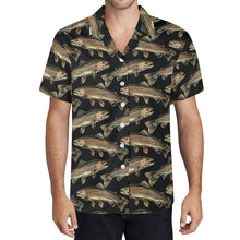 Rainbow Trout Men Casual Hawaiian Shirt