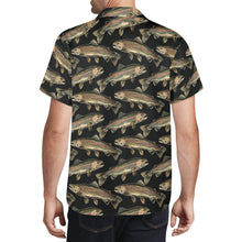Rainbow Trout Men Casual Hawaiian Shirt