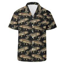 Rainbow Trout Men Casual Hawaiian Shirt