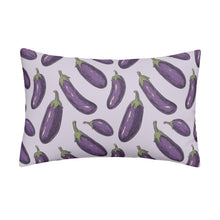 Eggplant Rectangular All-Over Print Pillow Case