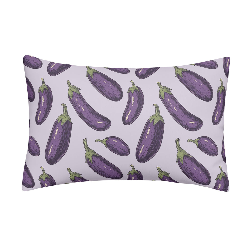 Eggplant Rectangular All-Over Print Pillow Case