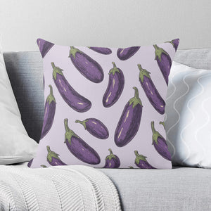 Eggplant All-Over Print Pillow Case