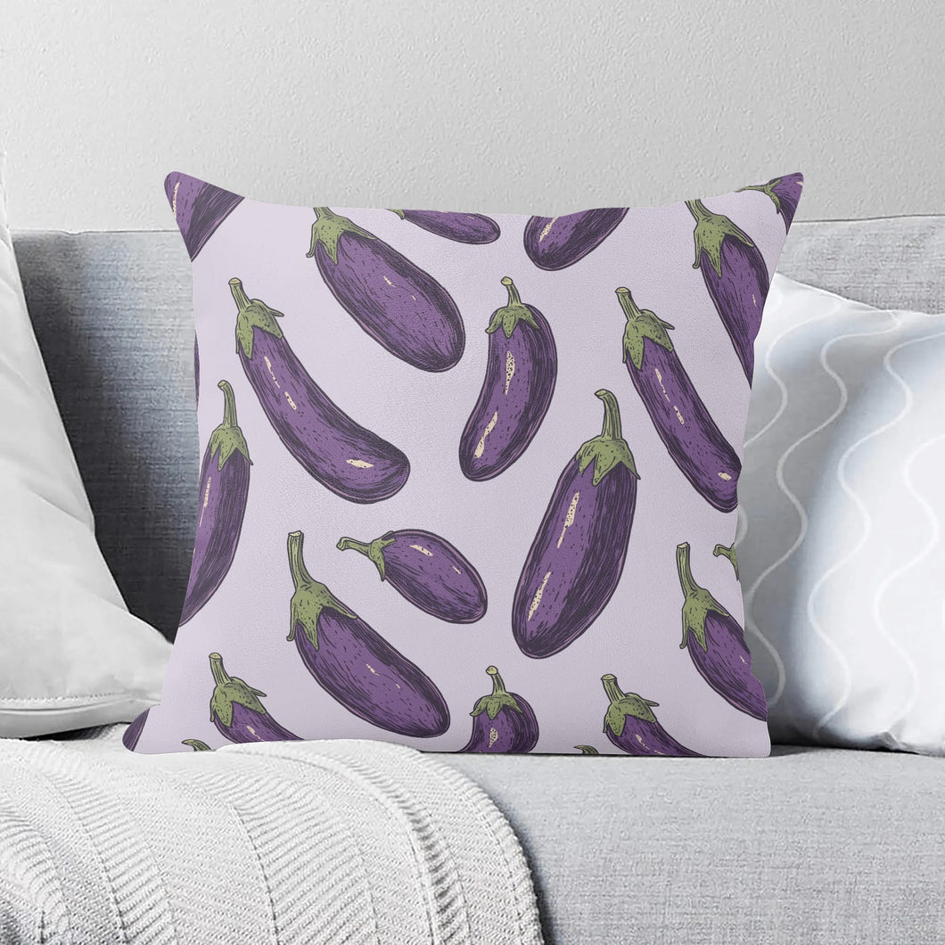 Eggplant All-Over Print Pillow Case