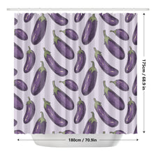 Eggplant Shower Curtain