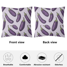 Eggplant All-Over Print Pillow Case