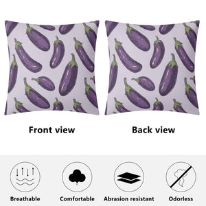Eggplant All-Over Print Pillow Case