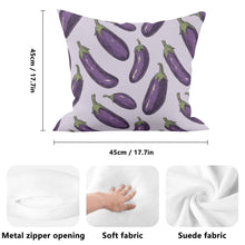 Eggplant All-Over Print Pillow Case