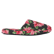 Poinsettia Womens Slippers