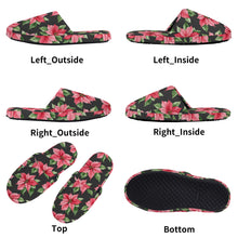 Poinsettia Womens Slippers