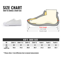 Lemon Kid's Low Top Canvas Shoes