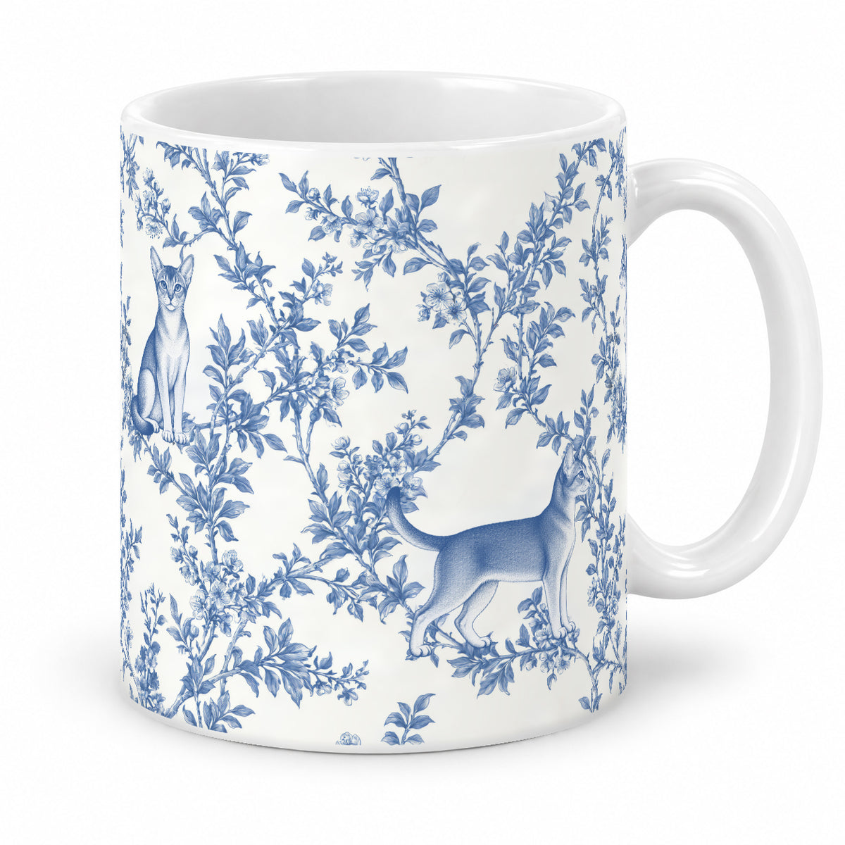 Abyssinian toile mug — Blue Studio