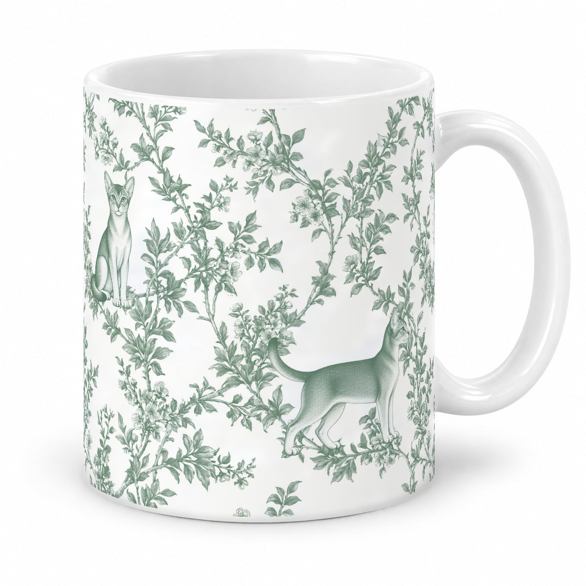 Abyssinian toile mug — Green Studio