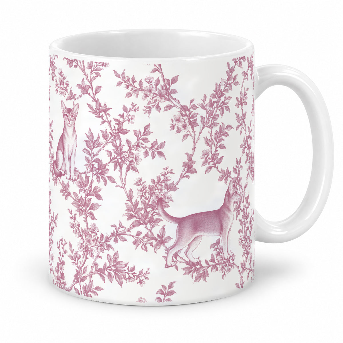 Abyssinian toile mug — Pink Studio
