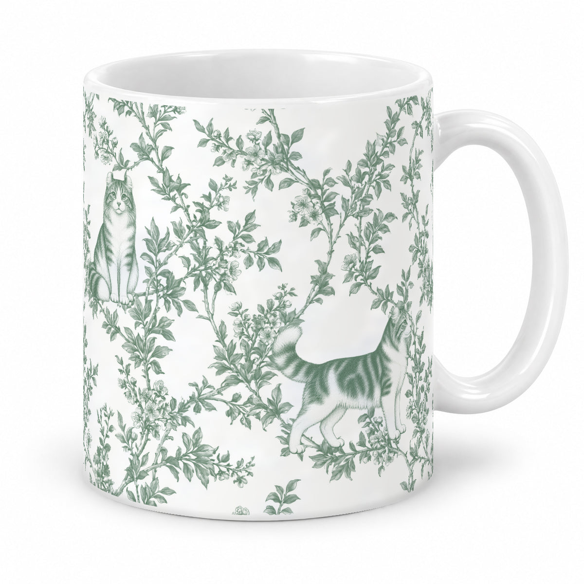American Curl toile mug — Green Studio