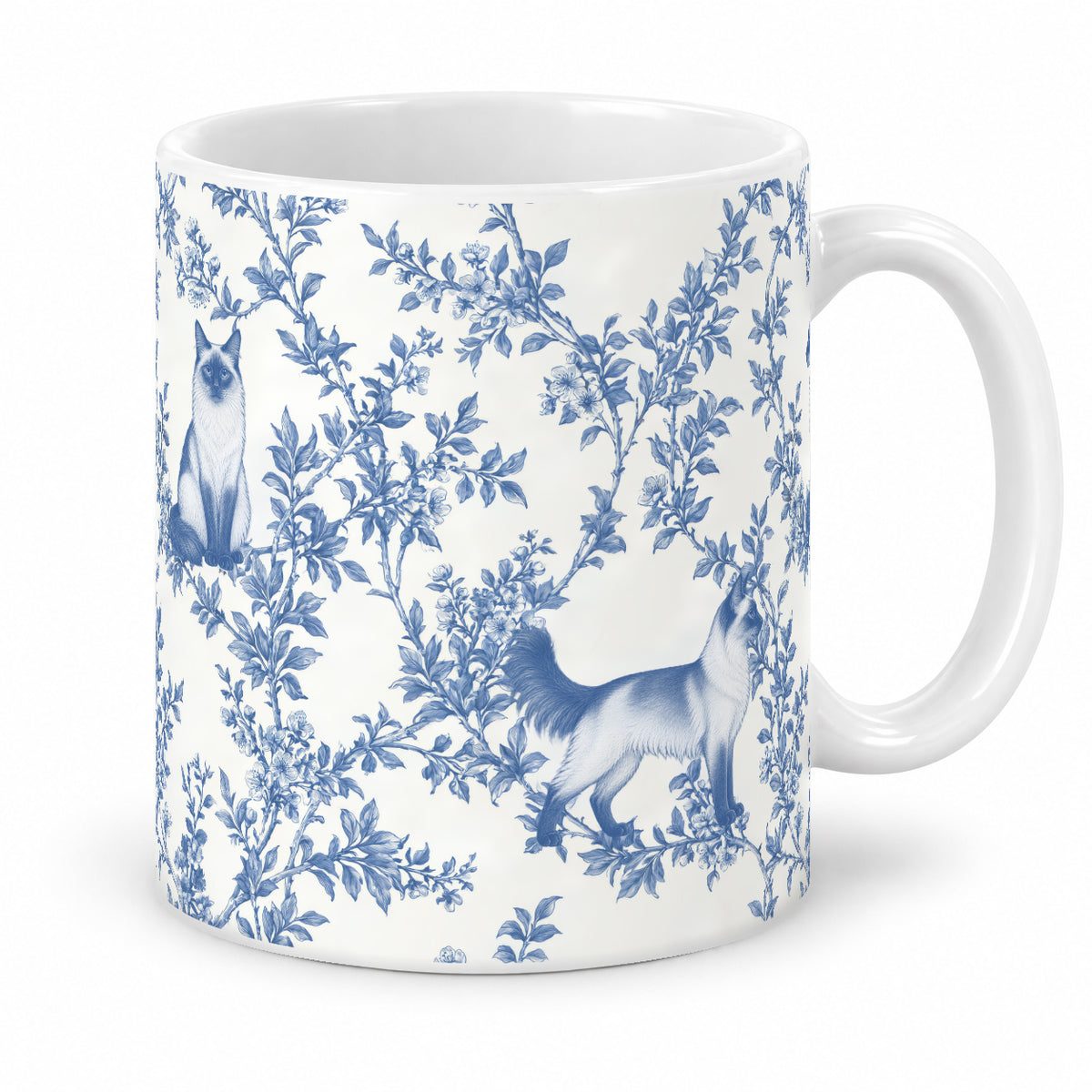 Balinese toile mug — Blue Studio